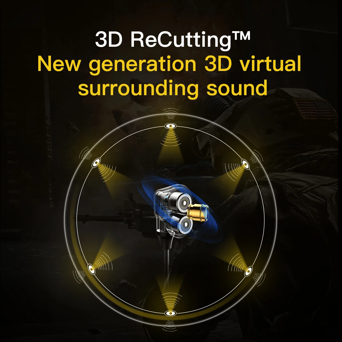 Fone de Ouvido com Fio GAMO 90° HIFI - Imagem 3