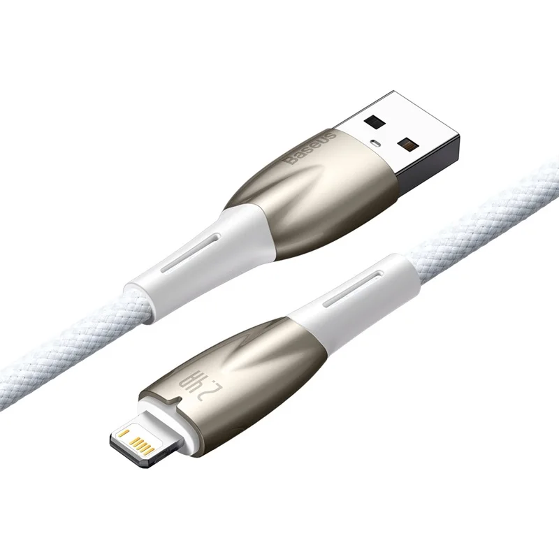 Cabo USB para Lightning 2.4A Glimmer - Branco