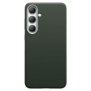 Capa Protetora de Couro PU para Samsung S24 - Verde