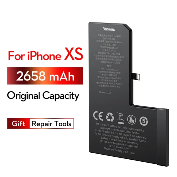 2658mAh para iphoneXS