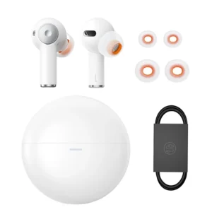 Fone de ouvido sem fio Bowie EX TWS Bluetooth 5.3 Baseus - Branco