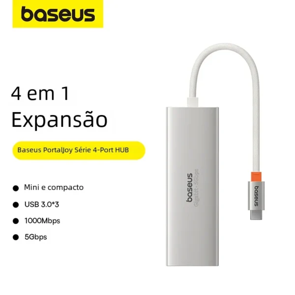 Hub USB C 4 em 1 PortalJoy - Imagem 2
