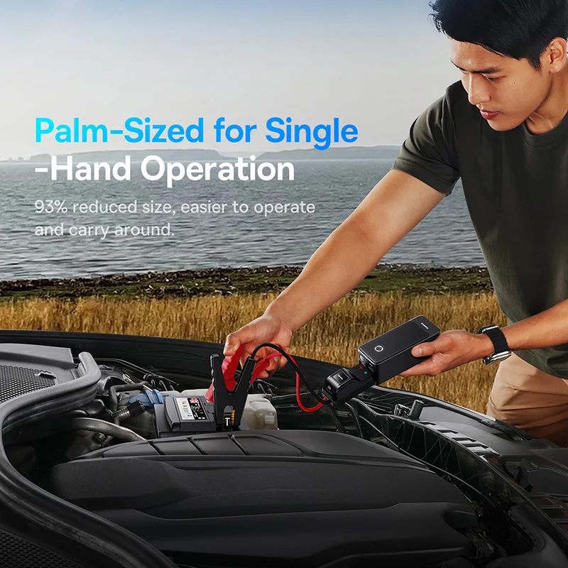 Auxiliar de Partida Mini Portátil 6000mAh 600A - Imagem 2
