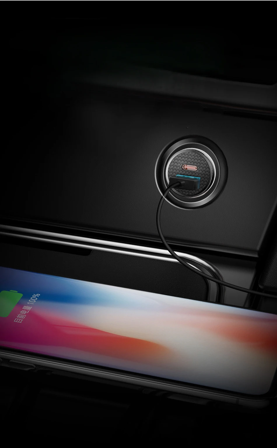 Kit 5 Carregadores Veicular 12V USB Duplo 3.1A - Imagem 15