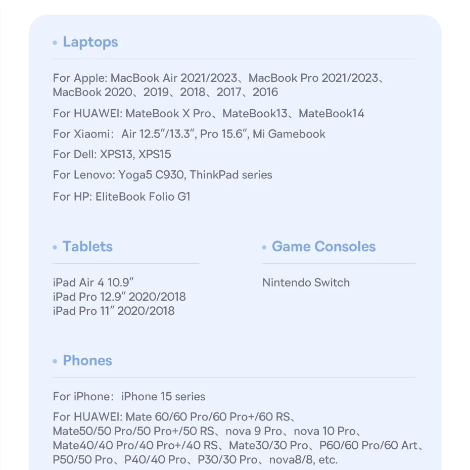 Kit 2 Cabos Retráteis USB C 100W Free2Draw Carregamento Rápido - Imagem 19