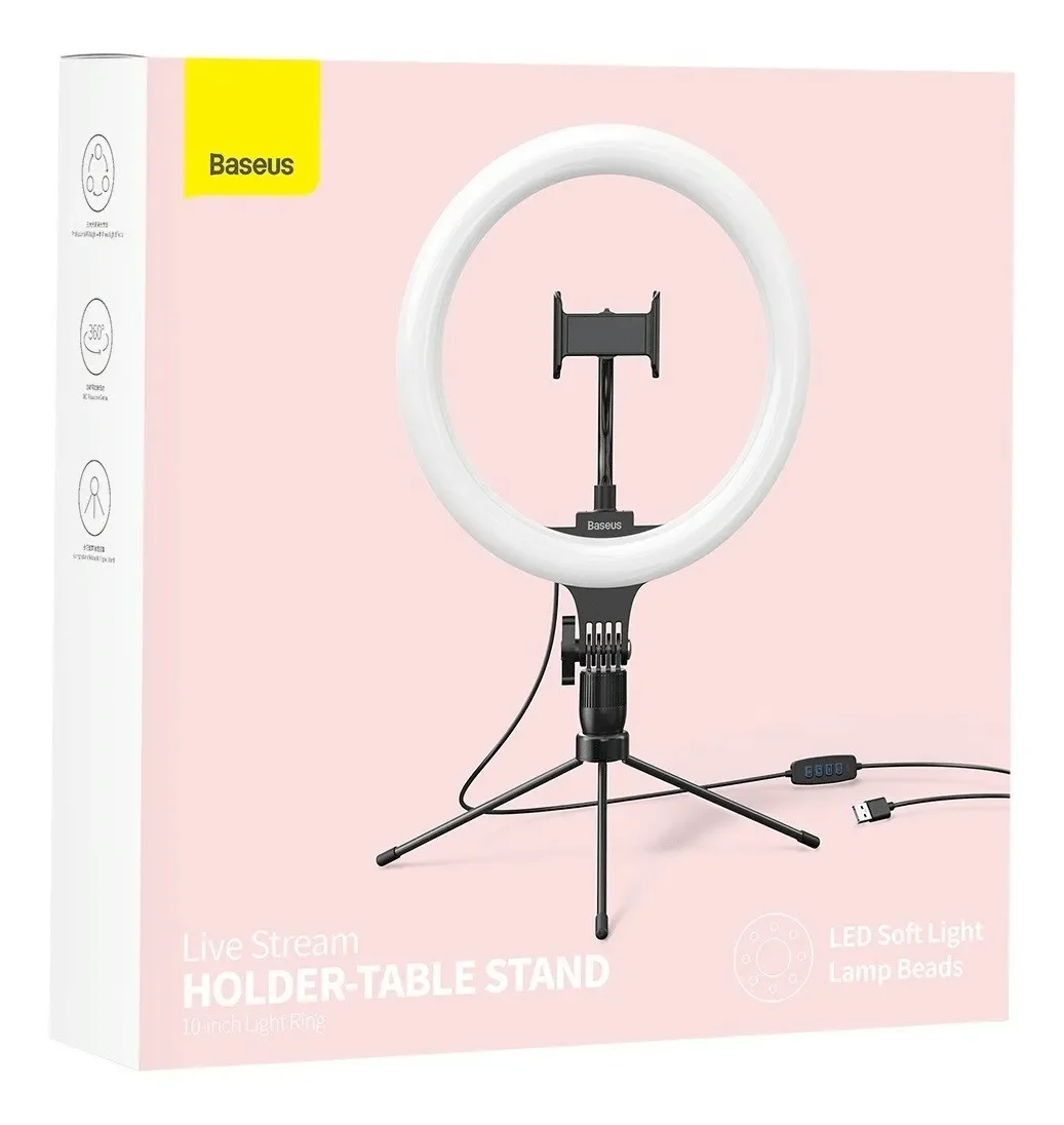 Suporte Ring Light com Tripé Ajustável - Imagem 3