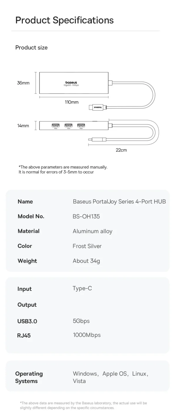 Hub USB C 4 em 1 PortalJoy - Imagem 17