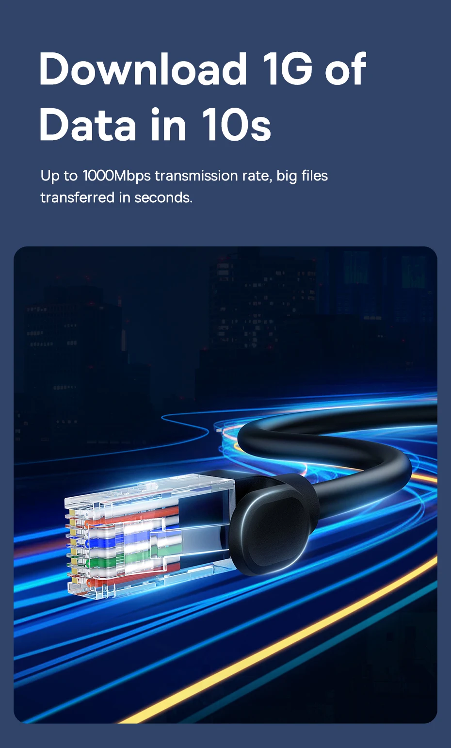 Cabo Ethernet RJ45 Cat5 - Imagem 10
