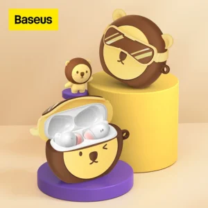 Capa de silicone Baseus para fones de ouvido M2, W04 e E3