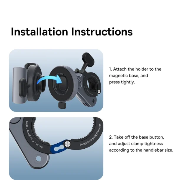 Suporte Magnético de Telefone para Bicicleta - Imagem 22