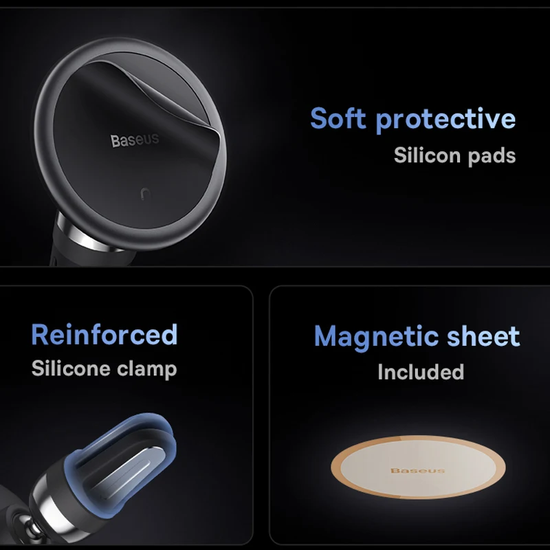 Suporte de Telefone Magnético C01 Versão Adesivada - Imagem 4