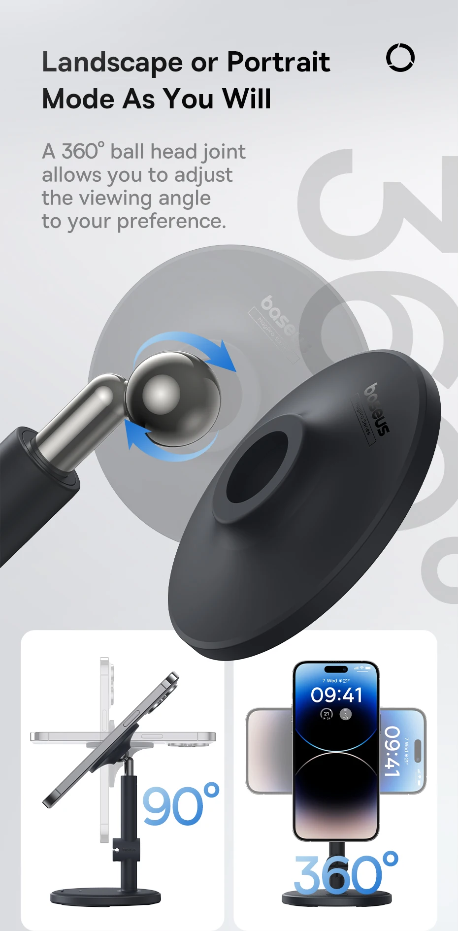 Suporte Magnético Ajustável de Mesa - Imagem 14