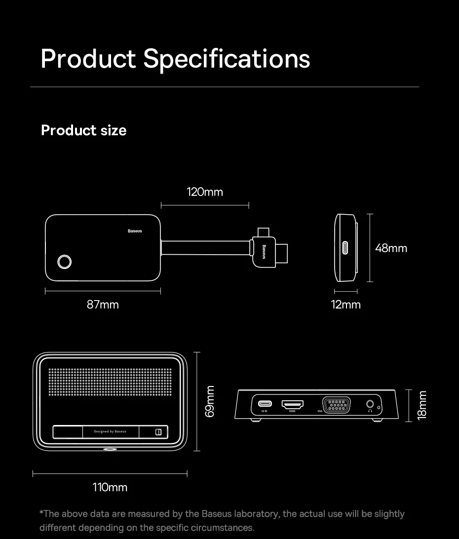 Transmissor e Receptor de Vídeo Sem Fio HDMI USB-C 35m - Imagem 21