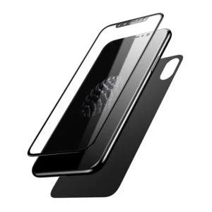 Película Frontal e Traseira para iPhone X - Preto