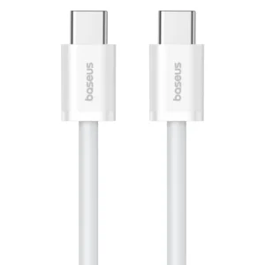 Cabo USB C Dados e Carregamento Rápido Baseus 100W Branco - Branco