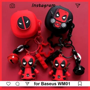 Capa Protetora Deadpool para Fones WM01 e WM02