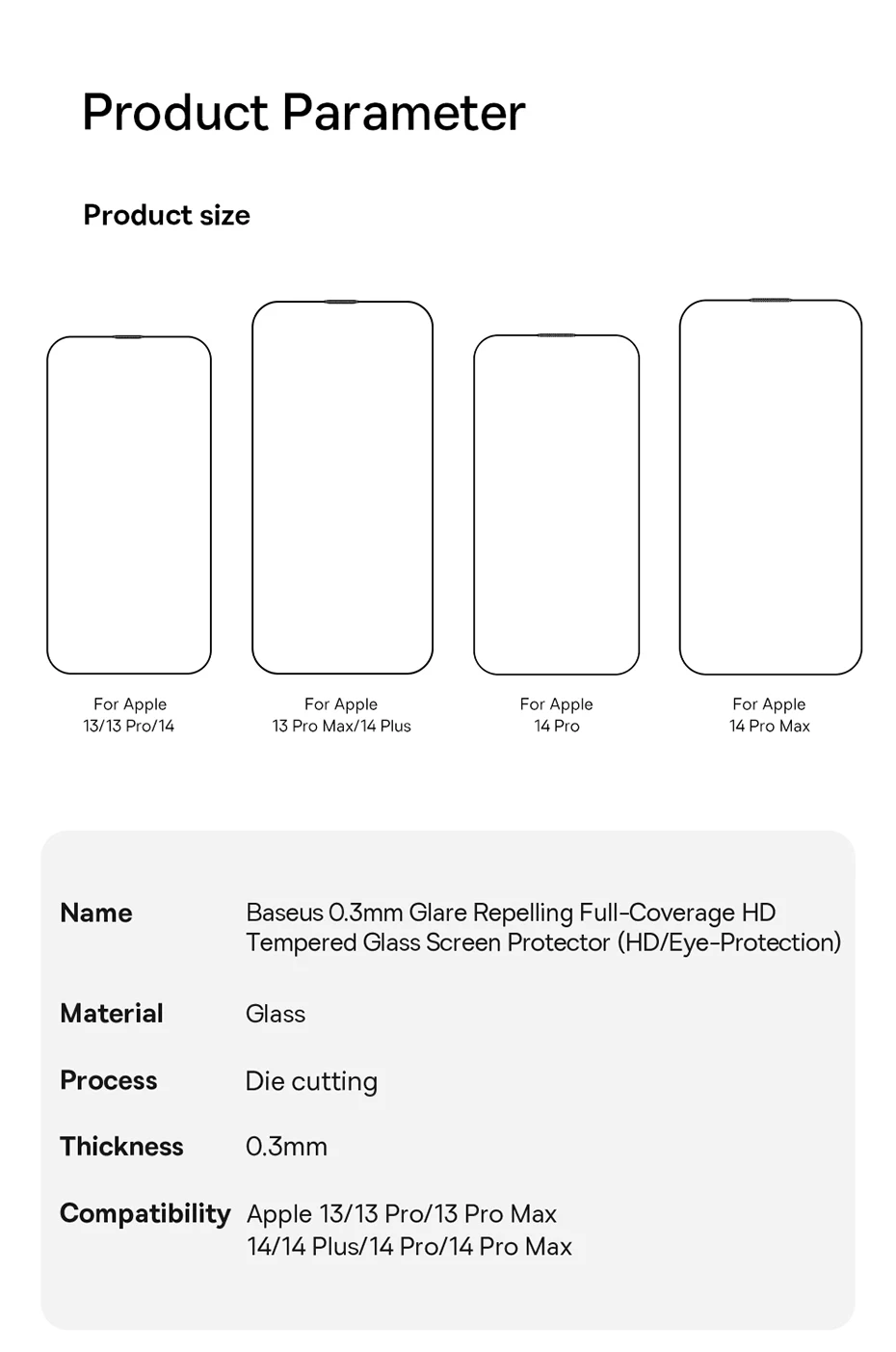 Película de Vidro Anti-Brilho para iPhone 13 e 14 - Imagem 32