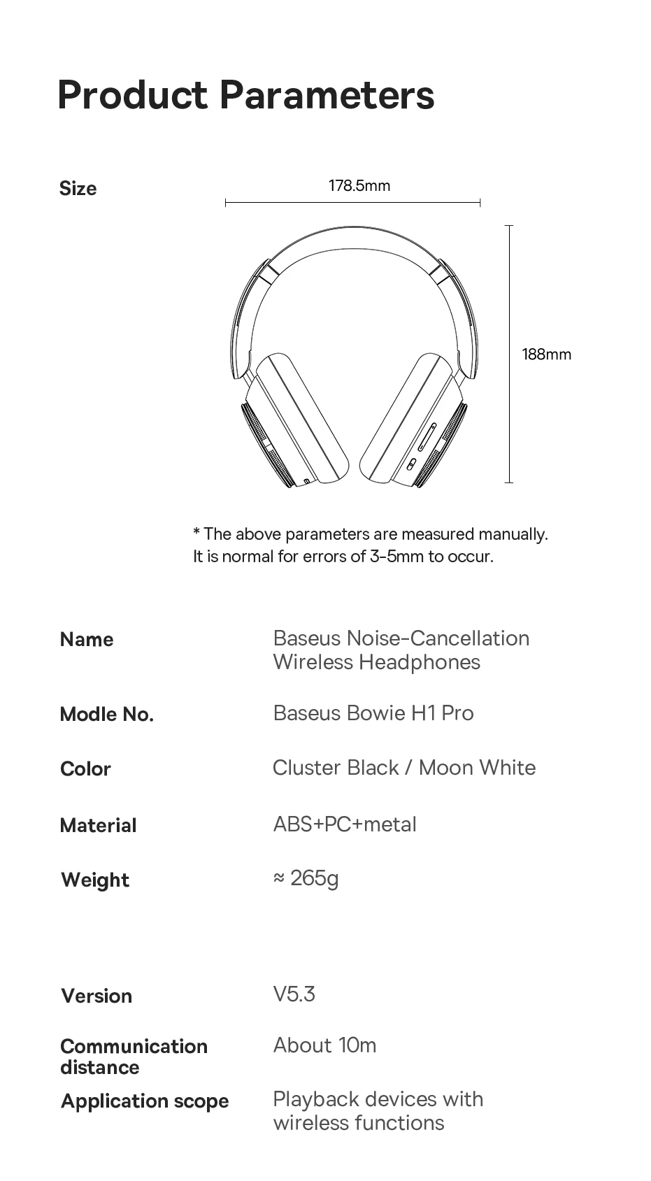 Headset Sem Fio Bowie H1 Pro - Imagem 7