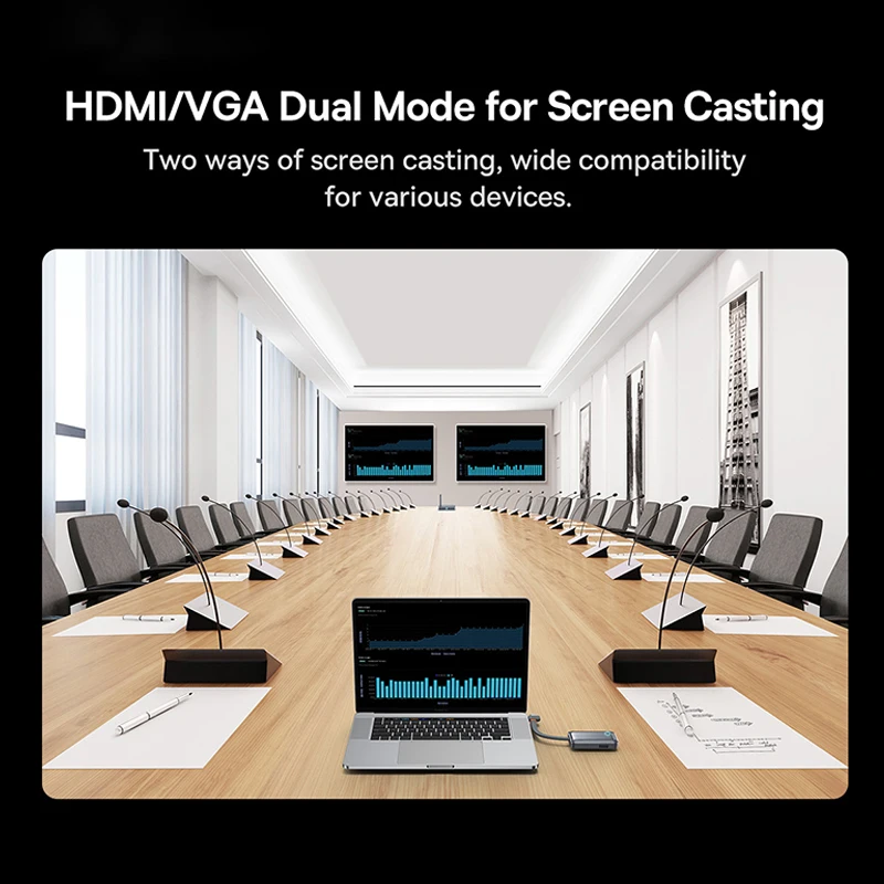 Transmissor e Receptor de Vídeo Sem Fio HDMI USB-C 35m - Imagem 6