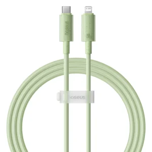 Cabo USB C Baseus para iPhone 20W Biodegradável - Verde