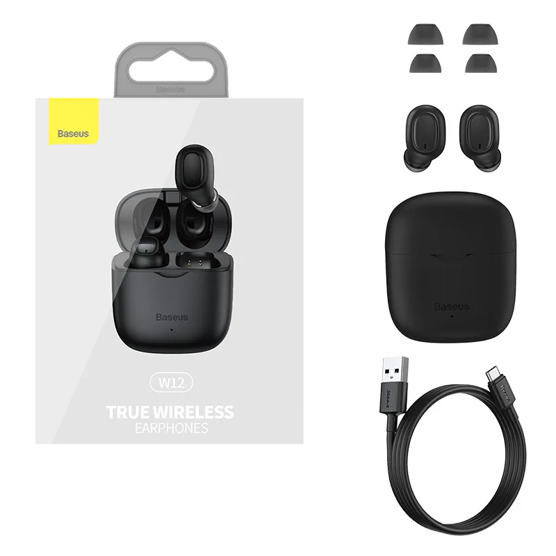 Fone de ouvido Baseus W12 TWS Bluetooth 5.1 - Imagem 28