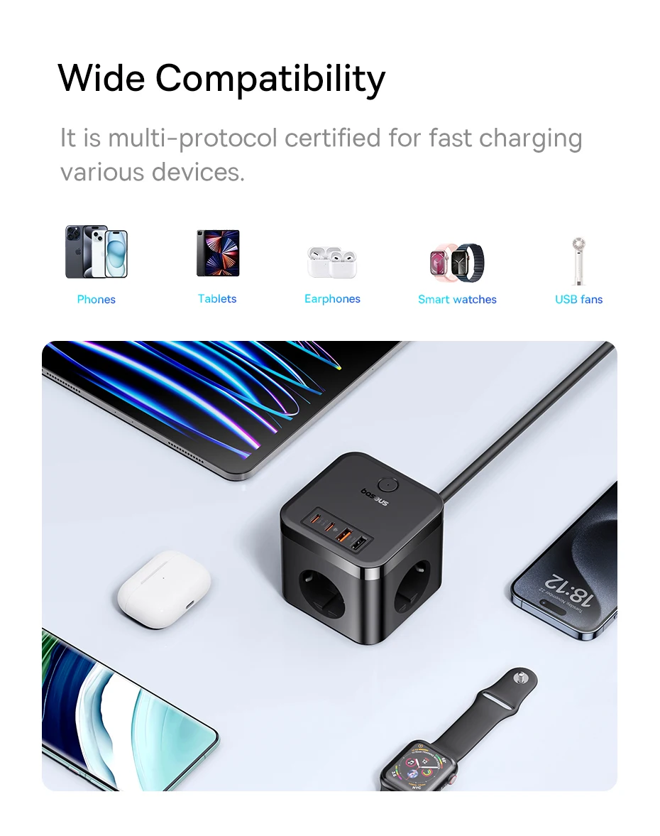 Carregador de Mesa 30W 7 em 1 PowerCombo - Imagem 12