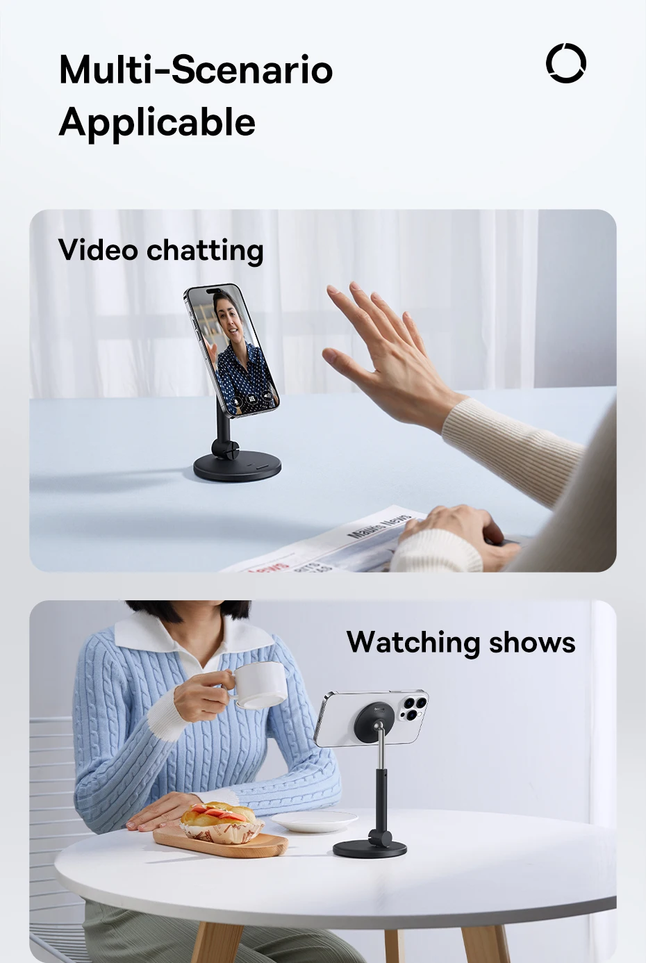 Suporte Magnético Ajustável de Mesa - Imagem 19