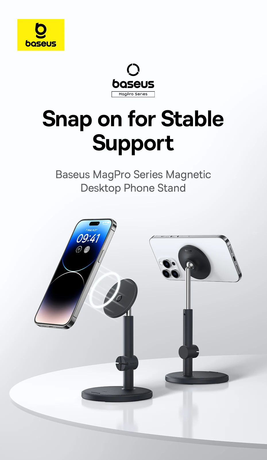 Suporte Magnético Ajustável de Mesa - Imagem 7