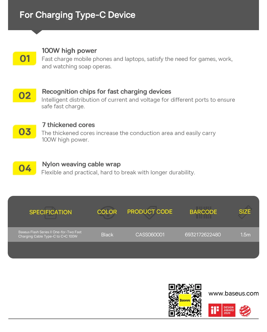 Cabo USB C 100W 2 em 1 - Imagem 25