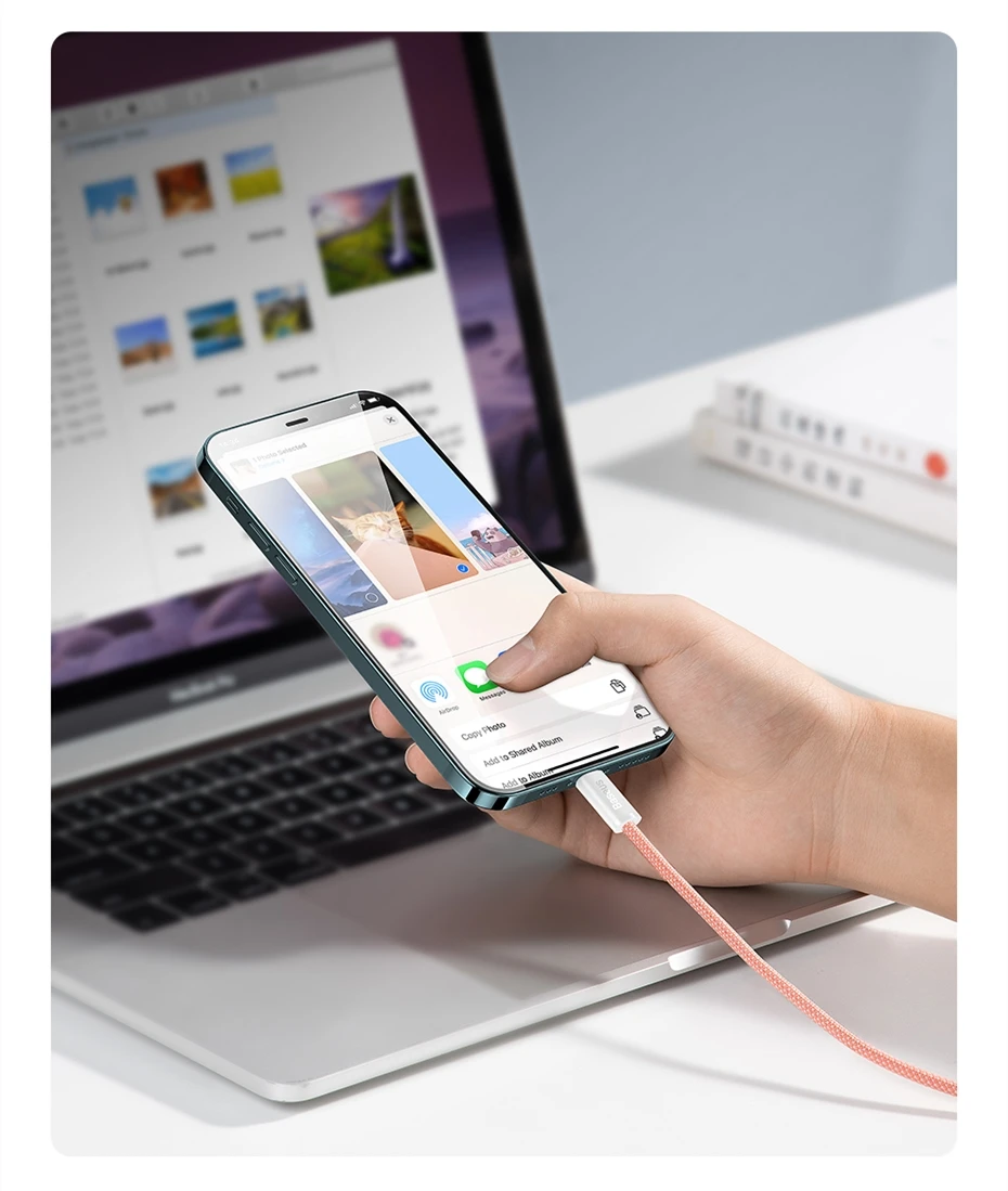 Kit 2 Cabos USB C Lightning PD 20W - Imagem 17