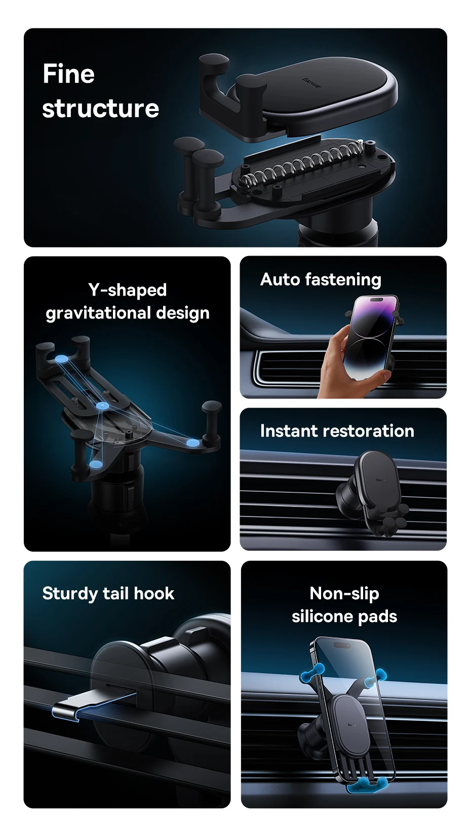 Suporte de Celular com Fixação Automática Nova Versão - Imagem 9