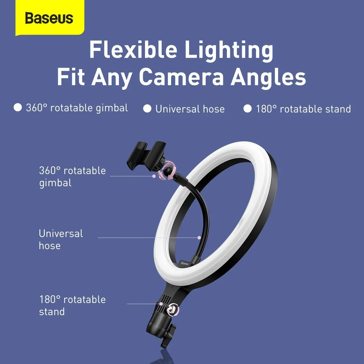 Suporte Ring Light com Tripé Ajustável - Imagem 6