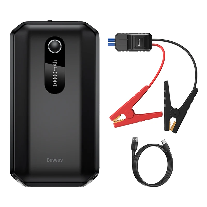 Auxiliar de Partida de Emergência com Display Baseus 10000mAh 1000A - Imagem 9