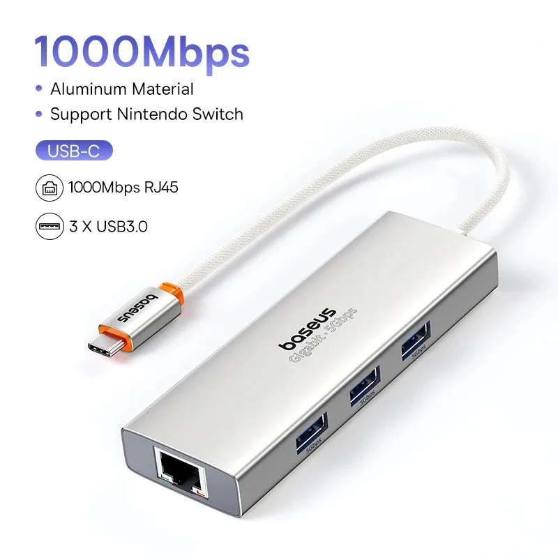Hub USB C Baseus 4 em 1 PortalJoy - Imagem 22