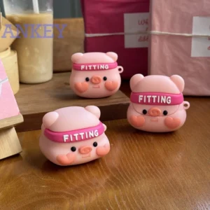 Case Porquinho Fit de Silicone para Fone Baseus