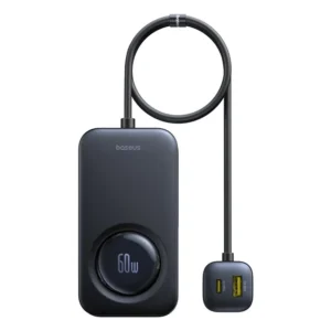 Carregador Veicular 105W com Cabo Retrátil PrimeTrip VW1 - Preto