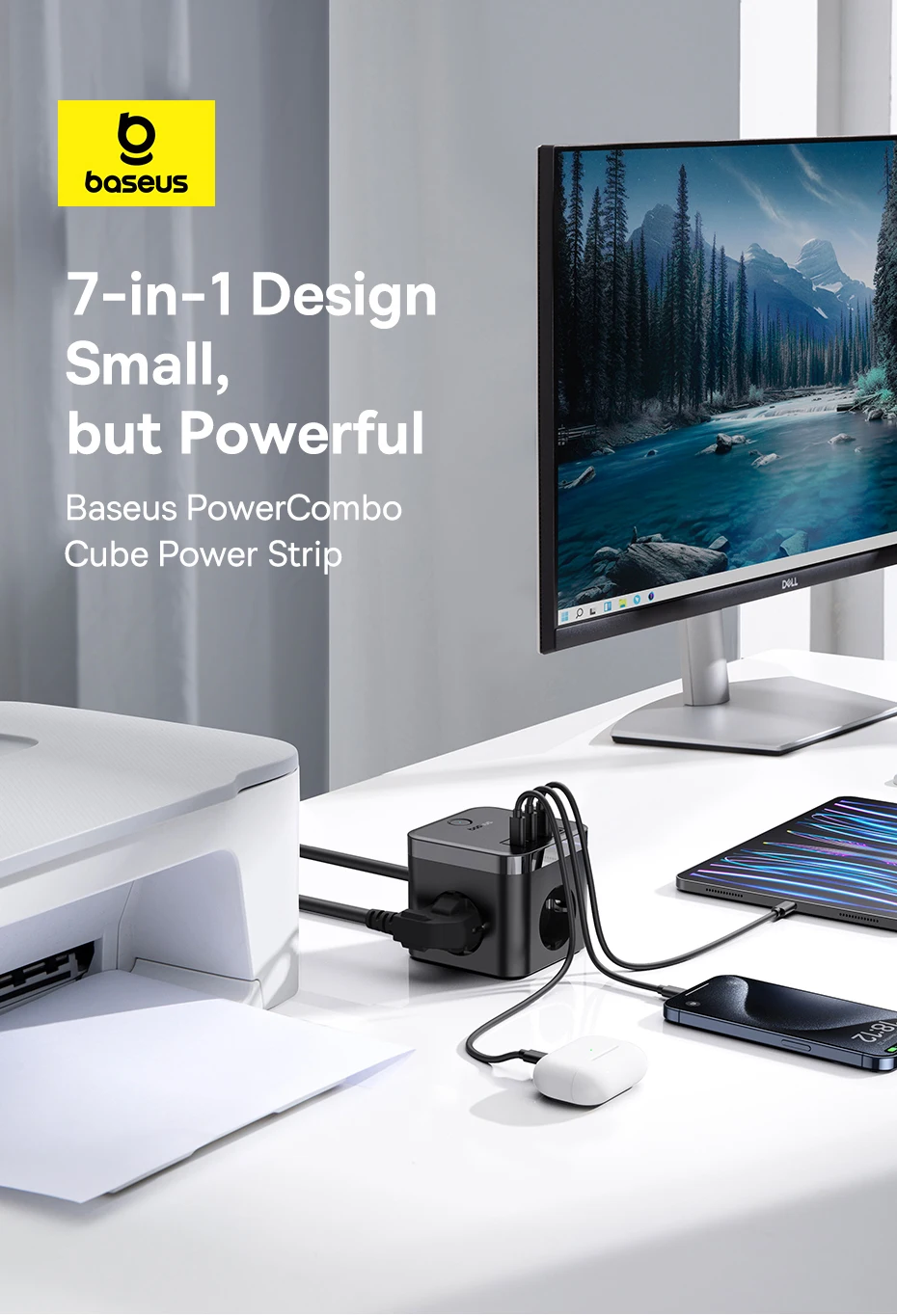 Carregador de Mesa 30W 7 em 1 PowerCombo - Imagem 7