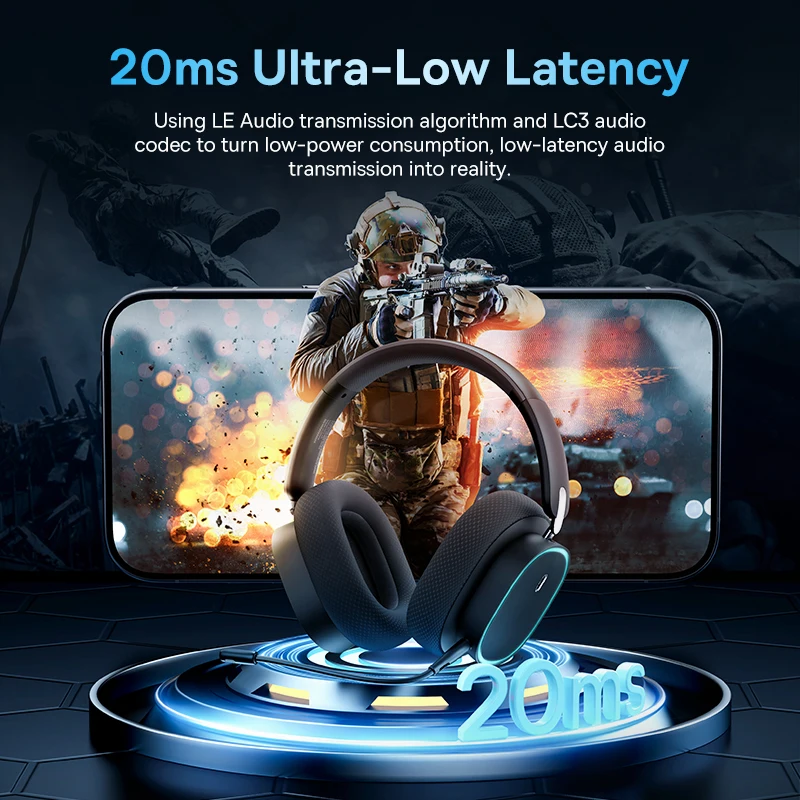 Headset Bluetooth 5.3 AeQur GH02 - Imagem 5