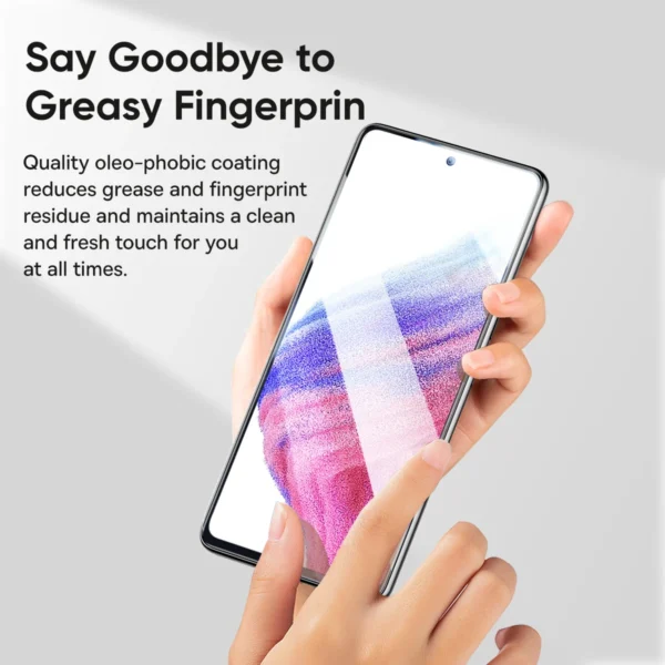 Película de Vidro Temperado para Samsung S22 e S23 2Pçs - Imagem 5