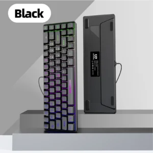 Teclado Gamer com Fio Goojodoq A1803 – Iluminação RGB - Preto