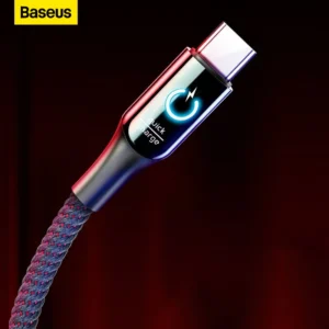 Cabo USB C 3A com desligamento inteligente