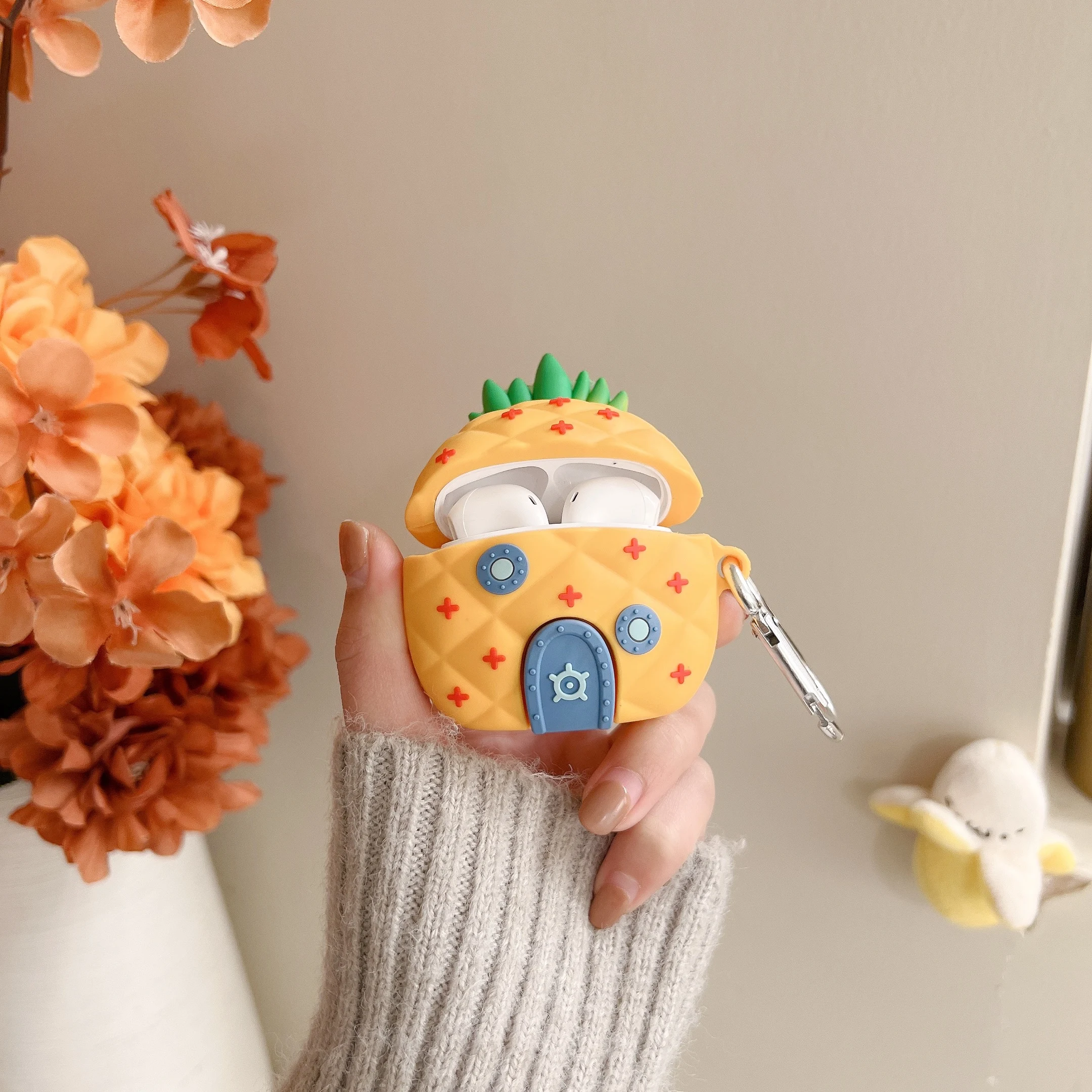 Case Protetor Fenda do Bikini para Fone W04 e W04 Pro Baseus - Imagem 4