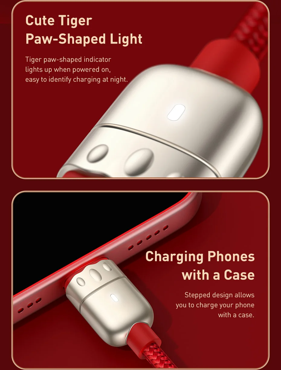 Cabo USB 3 em 1 Temático Baseus - Imagem 17