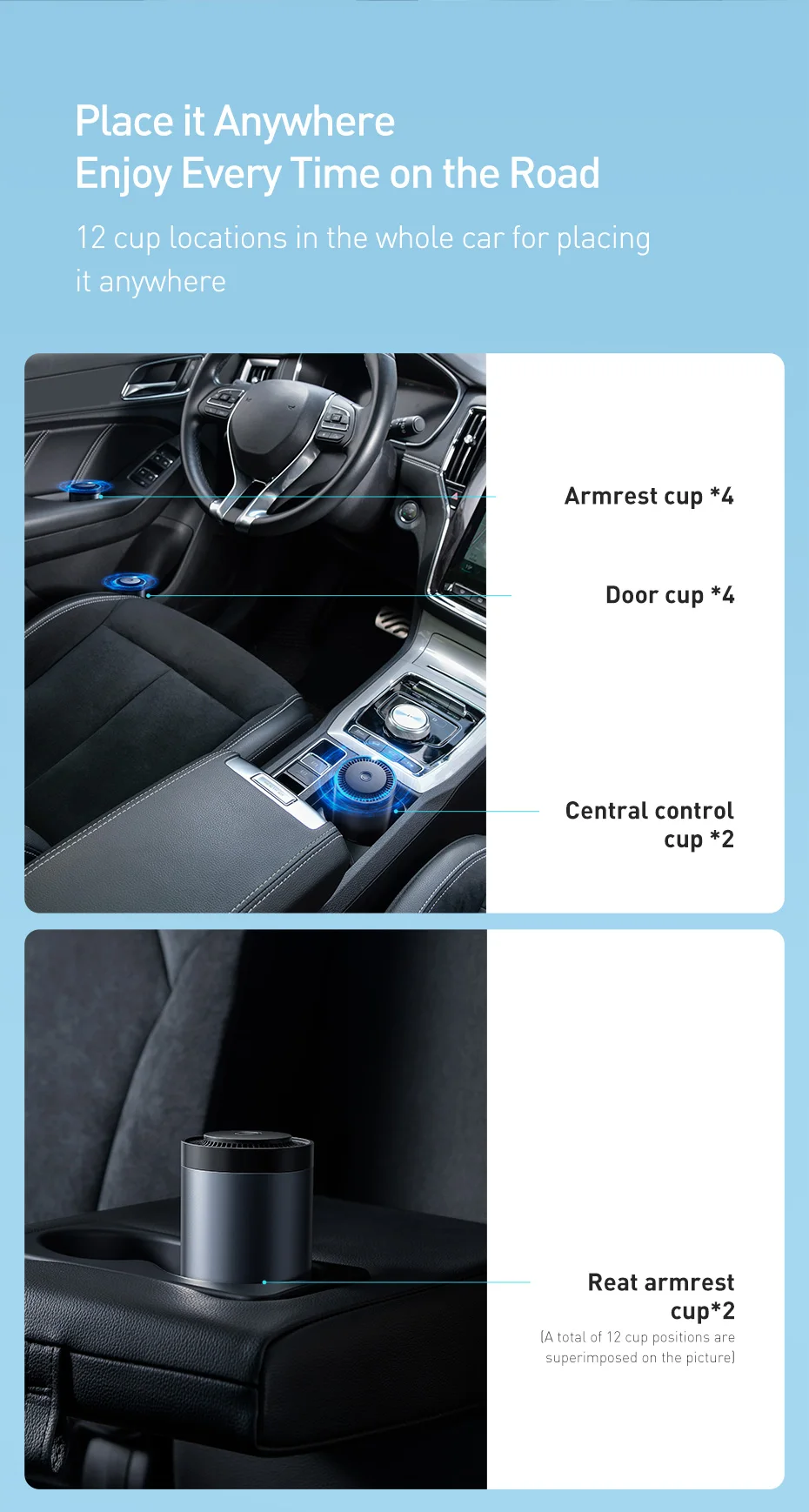 Purificador de Ar para Porta Copos - Imagem 15