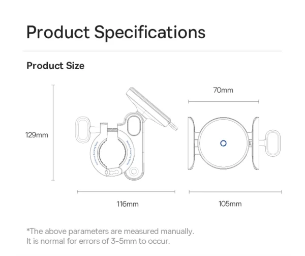 Suporte Magnético de Telefone para Bicicleta - Imagem 24
