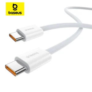 Cabo USB C Dados e Carregamento Rápido 100W Branco