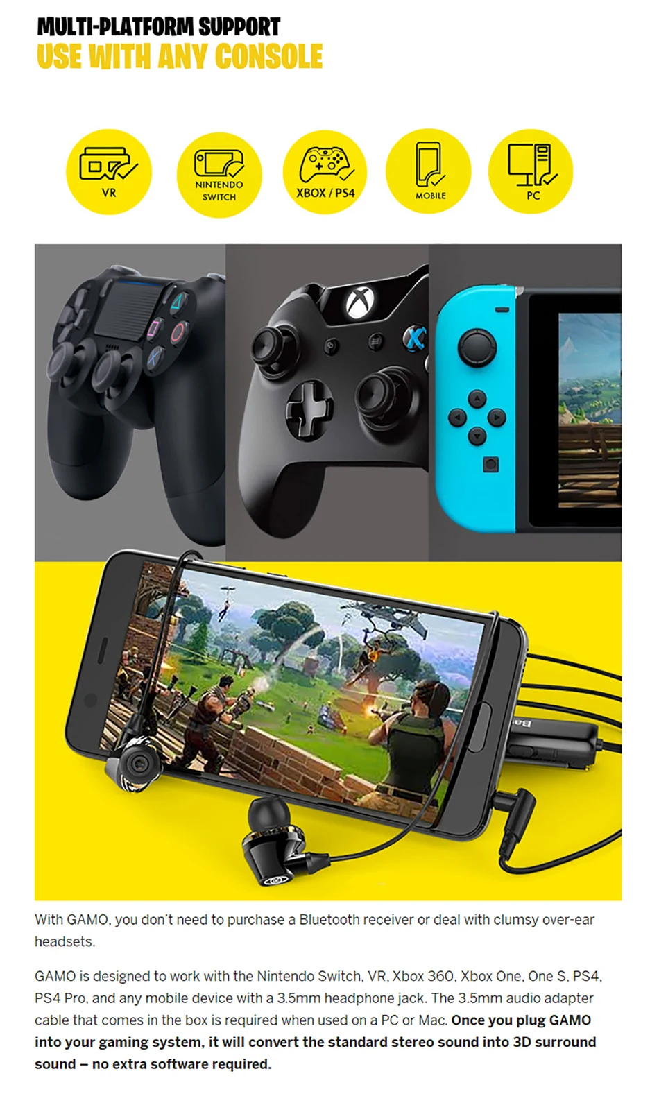 Fone de Ouvido com Fio GAMO 90° HIFI - Imagem 20