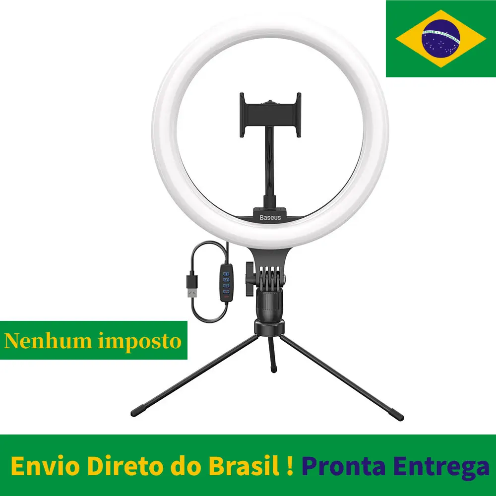 Suporte Ring Light com Tripé Ajustável - Imagem 4