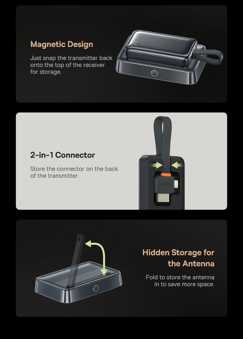 Transmissor e Receptor de Vídeo Sem Fio HDMI USB-C 35m - Imagem 15