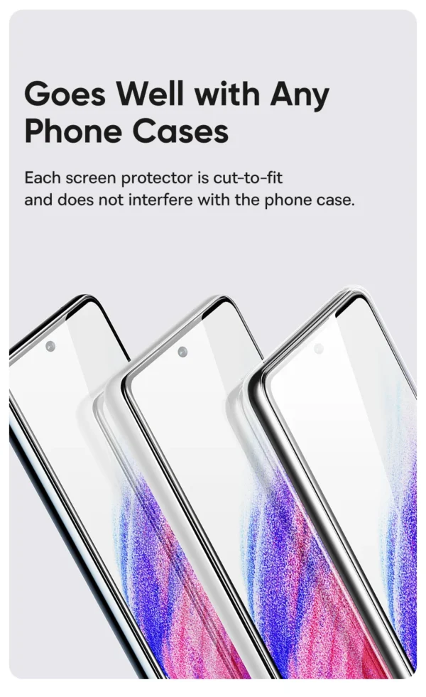 Película de Vidro Temperado para Samsung S22 e S23 2Pçs - Imagem 11
